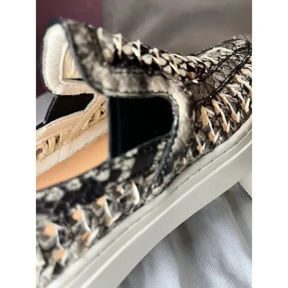 Tory Burch Leather Snake Slip Ons 7.5 - Picture 4 of 6
